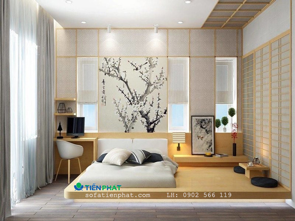 Thiết kế phòng ngủ với phong cách Nhật Bản