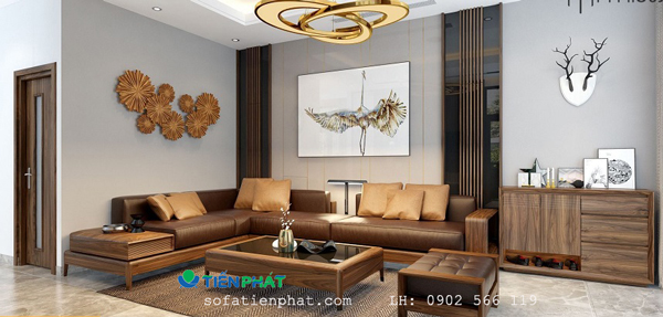 Bộ bàn ghế sofa đẹp này là gợi ý dành cho các căn phòng khách nhà phố rộng hoặc sofa văn phòng hiện đại