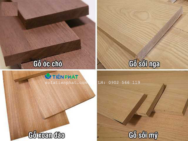 Các loại gỗ dùng làm khung giường gấp thành ghế sofa