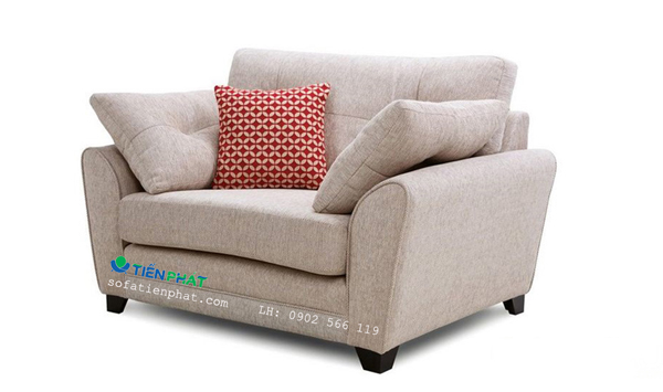 Sofa mini 1 chỗ ngồi kê phòng ngủ, chất liệu nỉ với nhiều màu đa dạng.