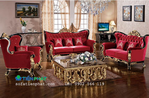 Sofa sắc đỏ theo quan niệm mang đến sự may mắn và viên mãn